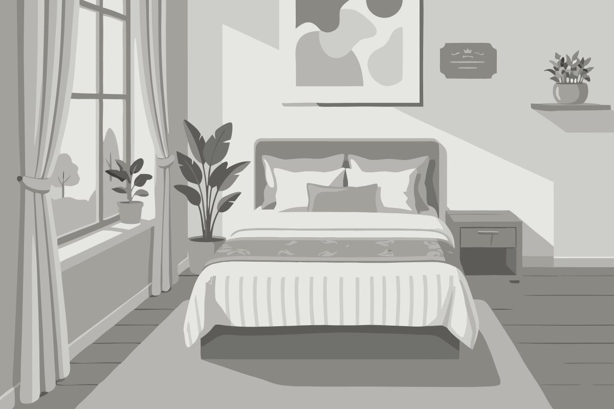 Private Room, One Twin Bed